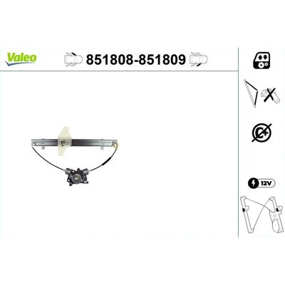 VALEO - 82403-25010 - Vinduesregulator VALEO - 82403-25010 - Vinduesregulator