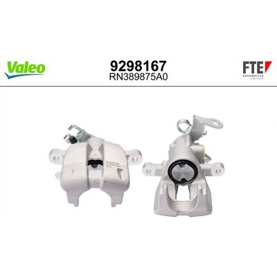 FTE 9298167 Gray Aluminium Rear Left Brake Caliper - Brake Caliper FTE 9298167 Gray Aluminium Rear Left Brake Caliper - Brake Caliper