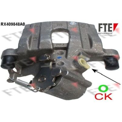 FTE 9290838 - Aluminium Bremszange - Hinteres rechtes - Bremssystem FTE 9290838 - Aluminium Bremszange - Hinteres rechtes - Bremssystem