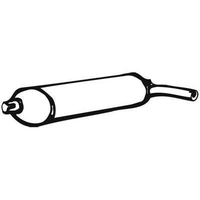 WALKER 01677 Rear Muffler for Renault - Muffler WALKER 01677 Rear Muffler for Renault - Muffler