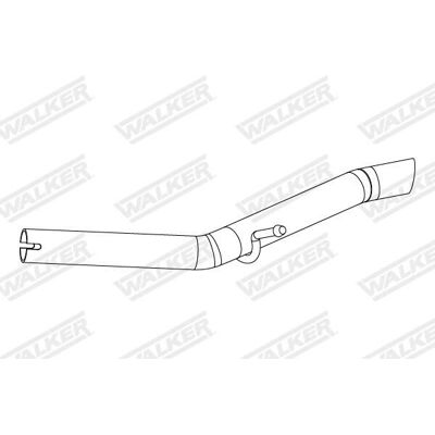 WALKER - 10873 - 585 - Tubul de evacuare WALKER - 10873 - 585 - Tubul de evacuare
