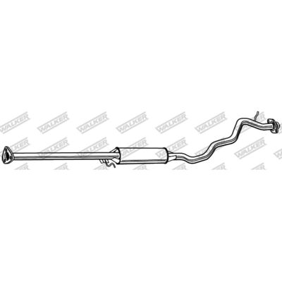 Walker 22457 Răcitor intermediar pentru Honda CR-V - Sistem de evacuare Walker 22457 Răcitor intermediar pentru Honda CR-V - Sistem de evacuare
