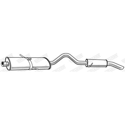 Walker Endschalldämpfer für Chrysler Voyager - 22513 Walker Endschalldämpfer für Chrysler Voyager - 22513