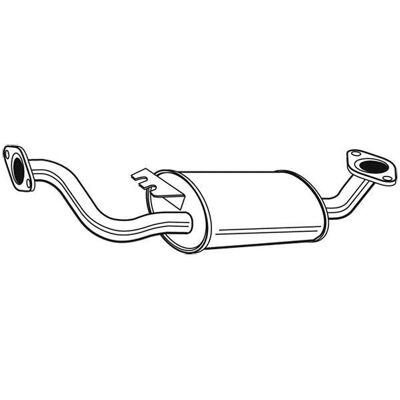Walker 22586 Mittelschalldämpfer - Exhaust Muffler Walker 22586 Mittelschalldämpfer - Exhaust Muffler
