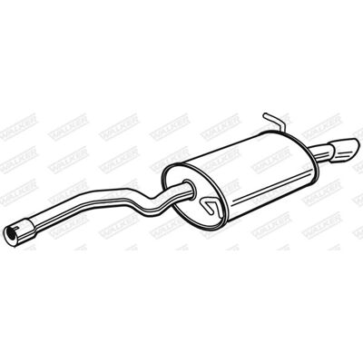 Silenciador Walker para Audi A4 B6 B7 - Sistema de escape Silenciador Walker para Audi A4 B6 B7 - Sistema de escape