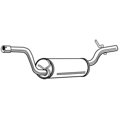 Walker Mazda 3 Achterdemper - Uitlaat Walker Mazda 3 Achterdemper - Uitlaat