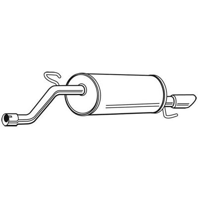 WALKER 23352 Rear Exhaust Silencer - Exhaust Silencer WALKER 23352 Rear Exhaust Silencer - Exhaust Silencer
