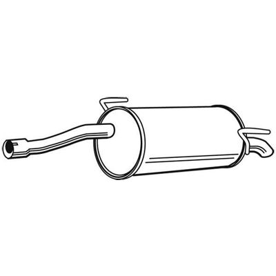 WALKER Supresor de zgomot pentru Peugeot - Muffler de evacuare WALKER Supresor de zgomot pentru Peugeot - Muffler de evacuare