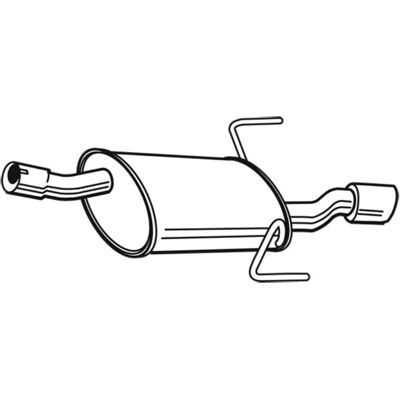 Walker 24109 Tłumik tylny - System wydechowy Opel Astra H, Vauxhall Astra Mk5 Walker 24109 Tłumik tylny - System wydechowy Opel Astra H, Vauxhall Astra Mk5