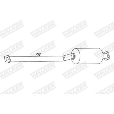 Walker 28871 Katalysator - 94 - Mit Montagematerial Walker 28871 Katalysator - 94 - Mit Montagematerial