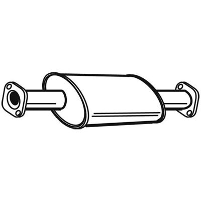 Walker Mittelschalldämpfer - Opel Corsa B / Vauxhall Corsa Mk1 Walker Mittelschalldämpfer - Opel Corsa B / Vauxhall Corsa Mk1