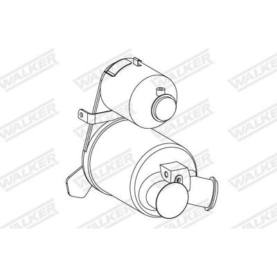Walker Model 04L131648HX/ GX - Particle Filter for VW/ Audi/ Skoda Walker Model 04L131648HX/ GX - Particle Filter for VW/ Audi/ Skoda