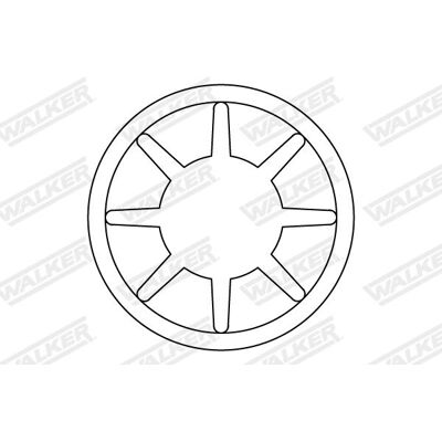 WALKER Abgassystemhalter, Mercedes-Benz, VW - Support WALKER Abgassystemhalter, Mercedes-Benz, VW - Support