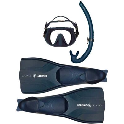 Set subacqueo BEUCHAT Atoll - Maschera, boccaglio, pinne Set subacqueo BEUCHAT Atoll - Maschera, boccaglio, pinne