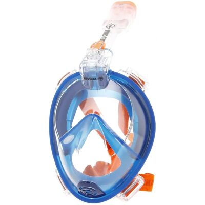 Maschera da snorkeling Smile+ Blu XS - Maschera facciale completa Maschera da snorkeling Smile+ Blu XS - Maschera facciale completa