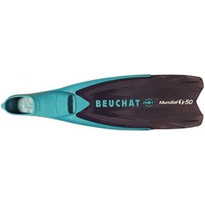 Pinne Beuchat Mundial One 50 Nere - Attrezzatura per pesca e apnea Pinne Beuchat Mundial One 50 Nere - Attrezzatura per pesca e apnea