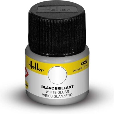Peinture Acrylique Blanche Heller - À base d'eau, Séchage rapide - 0.5 fl.oz - Publicité Peinture Acrylique Blanche Heller - À base d'eau, Séchage rapide - 0.5 fl.oz - Publicité