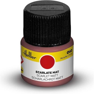 Peinture acrylique Heller Ecarlate Mat - Modèle - Hell9060 - Publicité Peinture acrylique Heller Ecarlate Mat - Modèle - Hell9060 - Publicité