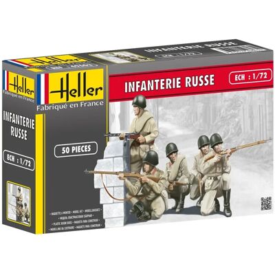Kit d'infanterie russe Heller - Figurines de modèle - 1/72 - Publicité Kit d'infanterie russe Heller - Figurines de modèle - 1/72 - Publicité