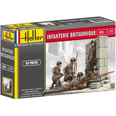 Heller Britische Infanterie Kit - Modellfiguren 1:72 Heller Britische Infanterie Kit - Modellfiguren 1:72