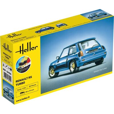 Kit Modèle Voiture Renault R5 Turbo - Échelle 1:43 - Publicité Kit Modèle Voiture Renault R5 Turbo - Échelle 1:43 - Publicité