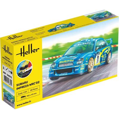 Zestaw Modeli Heller Impreza WRC'02 - Skala 1:43 Zestaw Modeli Heller Impreza WRC'02 - Skala 1:43