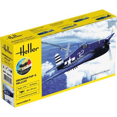 Maquette d'avion Heller F6f-5 Hellcat 1/72 - Maquette d'avion - HELL56272 - Publicité Maquette d'avion Heller F6f-5 Hellcat 1/72 - Maquette d'avion - HELL56272 - Publicité