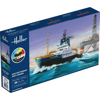 Heller Smit Rotterdam 1:200 Kit Modèle de Navire - Détaillé, Facile pour Débutants - Publicité Heller Smit Rotterdam 1:200 Kit Modèle de Navire - Détaillé, Facile pour Débutants - Publicité
