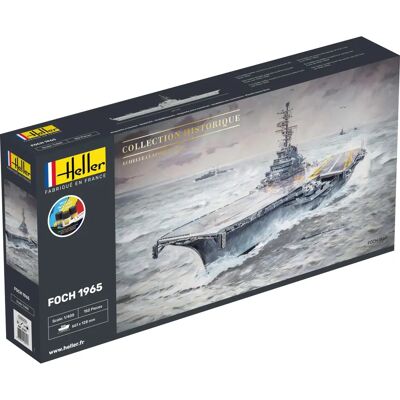 Kit modèle Heller Foch 1:400 - Modèle de bateau - STARTER KIT - Publicité Kit modèle Heller Foch 1:400 - Modèle de bateau - STARTER KIT - Publicité