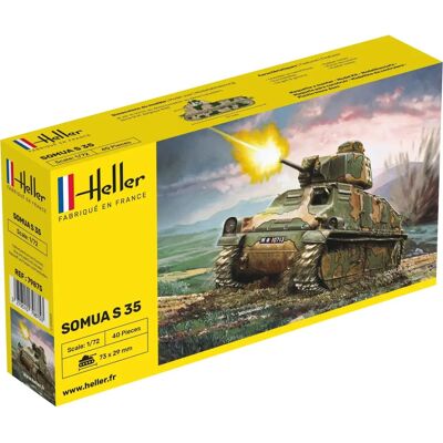 Heller Modellkit Somua französischer Panzer - Militärmodell - 1:72 Heller Modellkit Somua französischer Panzer - Militärmodell - 1:72
