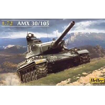 Maquette militaire Heller AMX 30 105 - Échelle 1:72 - Publicité Maquette militaire Heller AMX 30 105 - Échelle 1:72 - Publicité
