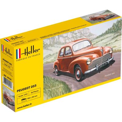 Heller Peugeot 203 Classic Modellauto-Set - 1:43 Maßstab Heller Peugeot 203 Classic Modellauto-Set - 1:43 Maßstab