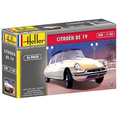 Heller Modellbausatz Ds 19 Citroën 1:43 - Maßstab 1:43 - Modellauto-Bausatz Heller Modellbausatz Ds 19 Citroën 1:43 - Maßstab 1:43 - Modellauto-Bausatz