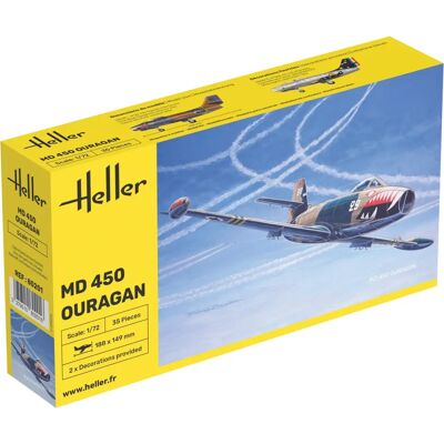 Heller MD450 Hurricane - Skala 1:72 - Model samolotu Heller MD450 Hurricane - Skala 1:72 - Model samolotu