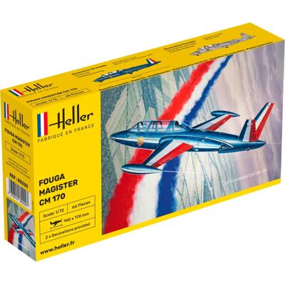 Heller Fouga Magister Modellbausatz - Maßstab 1:72 - Flugzeug Heller Fouga Magister Modellbausatz - Maßstab 1:72 - Flugzeug