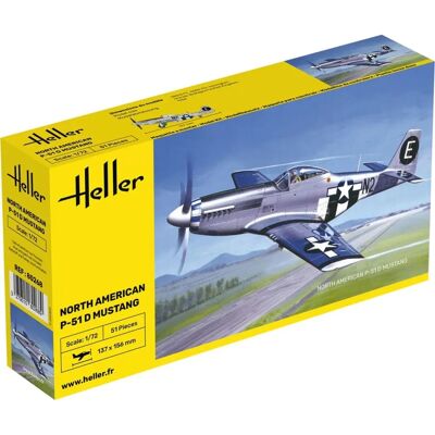 Heller Mustang 1:72 Modellkit - Flugzeug - Maßstab 1:72 Heller Mustang 1:72 Modellkit - Flugzeug - Maßstab 1:72