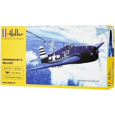 Heller Modellbausatz Grumman Hellcat - 1:72 Maßstab - Flugzeug Heller Modellbausatz Grumman Hellcat - 1:72 Maßstab - Flugzeug