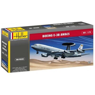 Heller Boeing E-3 A / C AWACS Modellbausatz - 1:72 Skala - Flugzeug Heller Boeing E-3 A / C AWACS Modellbausatz - 1:72 Skala - Flugzeug