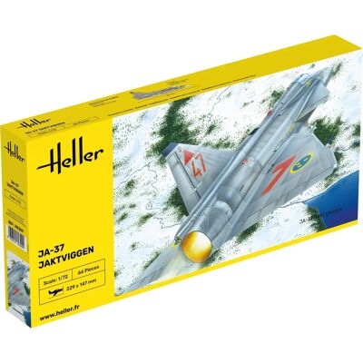 Heller Modell JA 37 Jaktviggen 1:72 - Flugzeugmodell-Kit Heller Modell JA 37 Jaktviggen 1:72 - Flugzeugmodell-Kit