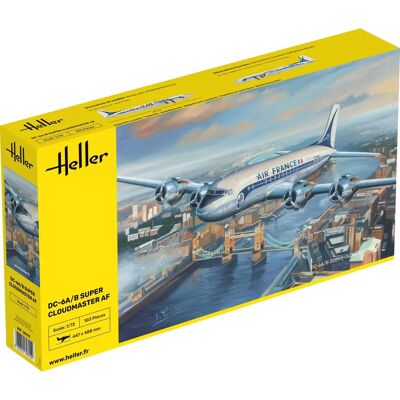 Heller Modellbausatz Douglas DC-6b Super-Cloudmaster - Flugzeugmodell Heller Modellbausatz Douglas DC-6b Super-Cloudmaster - Flugzeugmodell
