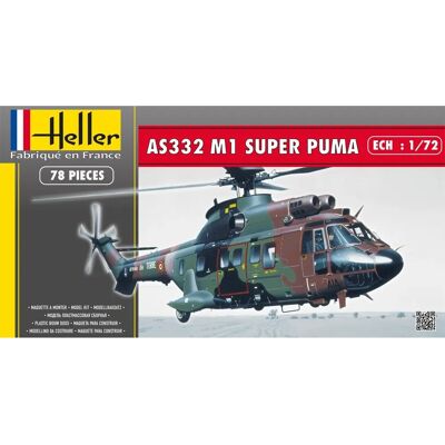 Heller Modellbausatz Super-Puma AS 332 M1 - Flugzeugmodell - HELL80367 Heller Modellbausatz Super-Puma AS 332 M1 - Flugzeugmodell - HELL80367