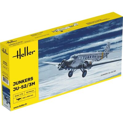 Heller Junkers Ju 52 1:72 Bausatz - Transportflugzeug Heller Junkers Ju 52 1:72 Bausatz - Transportflugzeug