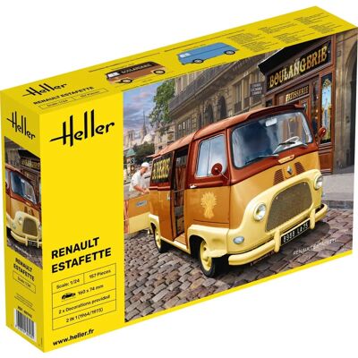 Heller Renault Estafette 1/24 Modellbausatz - Hochdetailliert Heller Renault Estafette 1/24 Modellbausatz - Hochdetailliert