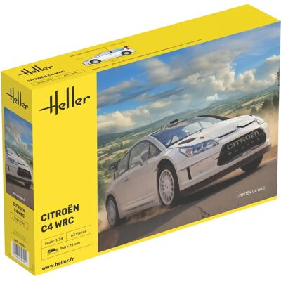 Heller Citroën C4 Wrc 2010 1:24 Modellauto Kit Heller Citroën C4 Wrc 2010 1:24 Modellauto Kit