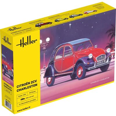 Heller Citroen 2CV Charleston 1:24 Modellbausatz Heller Citroen 2CV Charleston 1:24 Modellbausatz