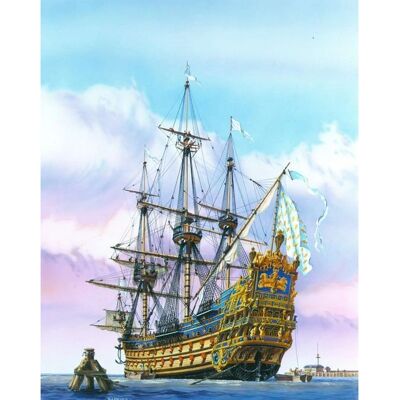 Heller Modelbouwpakket Le Soleil Royal 1:100 - Scheepsmodel Heller Modelbouwpakket Le Soleil Royal 1:100 - Scheepsmodel