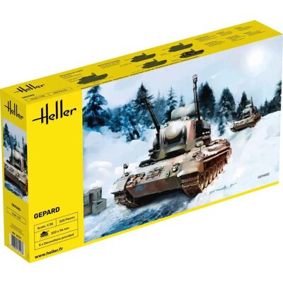 Zestaw Modelu Wojskowego Gepard 1:35 Heller Zestaw Modelu Wojskowego Gepard 1:35 Heller
