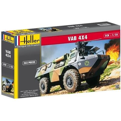 Heller Modellbausatz VAB 4 x 4 APC - Militärmodellbausatz Heller Modellbausatz VAB 4 x 4 APC - Militärmodellbausatz