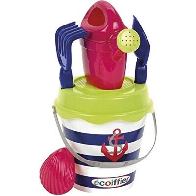 Ecoiffier Cube 17 cm Navy - Jouet de sable pour enfants Ecoiffier Cube 17 cm Navy - Jouet de sable pour enfants