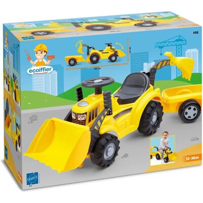 Ecoiffier Gelb Tricycle mit Carrier - Spieltraktor für Kinder Ecoiffier Gelb Tricycle mit Carrier - Spieltraktor für Kinder